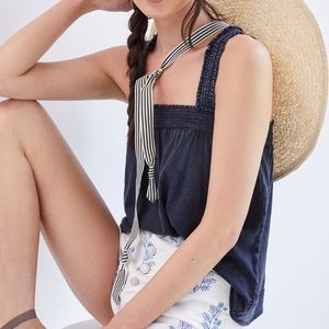 *Anthropologie Pilcro Smocked Tank